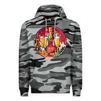 Slate Camo christmas champagne bottle and champagne's Premium Hoodie - AdoDesignShop