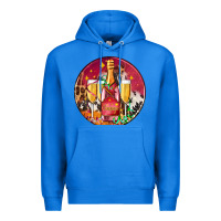 True Royal christmas champagne bottle and champagne's Premium Hoodie - AdoDesignShop