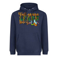 Navy yall gonna learn today Heavyweight Hoodie - texasbilliewilder