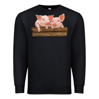 Black barn pigs Premium Sweatshirt - RanaPortraitStore