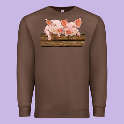 Barn Pigs Premium Sweatshirt Designed By Ranaportraitstore