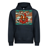 Navy longhorn with gemstone Urban Hoodie - Artiststas