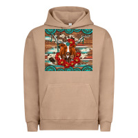 Pigment Burro longhorn with gemstone Urban Hoodie - Artiststas