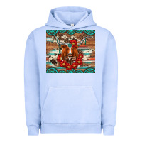 Pigment Grape Ice longhorn with gemstone Urban Hoodie - Artiststas