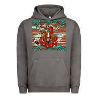 Pigment Tornado longhorn with gemstone Urban Hoodie - Artiststas