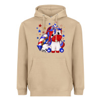 Mushroom 4th of july american unicorn Heavyweight Hoodie - texasbilliewilder