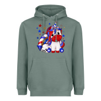 Sage 4th of july american unicorn Heavyweight Hoodie - texasbilliewilder