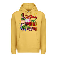 Antique Gold Christmas and wine Premium Hoodie - AdoDesignShop