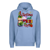 Colony Blue Christmas and wine Premium Hoodie - AdoDesignShop