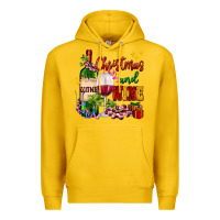 Lemon Christmas and wine Premium Hoodie - AdoDesignShop