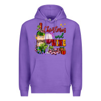 Purple Christmas and wine Premium Hoodie - AdoDesignShop