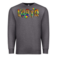 Charcoal Heather lgbtq Premium Sweatshirt - Zillion Design Studio