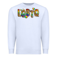 White lgbtq Premium Sweatshirt - Zillion Design Studio