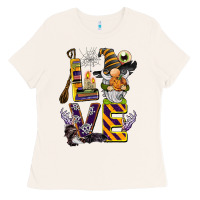 Bone halloween love gnome Ladies Tee - BarkalooDesign