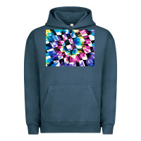 Pigment Midnight Navy tie dye colourful race flag background 3200x2400 Urban Hoodie - AdoDesignShop