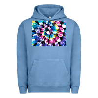 Pigment Pebble Blue tie dye colourful race flag background 3200x2400 Urban Hoodie - AdoDesignShop