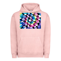 Pigment Salmon tie dye colourful race flag background 3200x2400 Urban Hoodie - AdoDesignShop