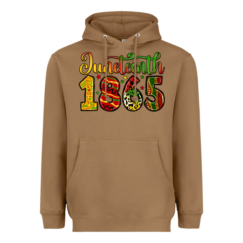 Juneteenth 1865 Heavyweight Hoodie by Zillion Design Studio | Teevron