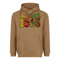 Toasted Coconut juneteenth 1865 Heavyweight Hoodie - Zillion Design Studio