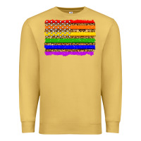 Antique Gold lgbtq and usa flag Premium Sweatshirt - Zillion Design Studio