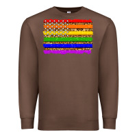 Chestnut lgbtq and usa flag Premium Sweatshirt - Zillion Design Studio