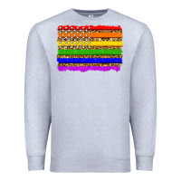 Heather Grey lgbtq and usa flag Premium Sweatshirt - Zillion Design Studio