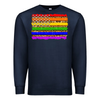 Navy lgbtq and usa flag Premium Sweatshirt - Zillion Design Studio
