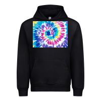 Black tie dye background colourful leopard 2 3200x2400 Urban Hoodie - AdoDesignShop