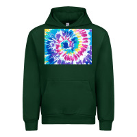 Forest Green tie dye background colourful leopard 2 3200x2400 Urban Hoodie - AdoDesignShop