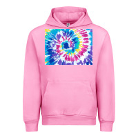 Fuchsia Pink tie dye background colourful leopard 2 3200x2400 Urban Hoodie - AdoDesignShop