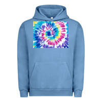Pigment Pebble Blue tie dye background colourful leopard 2 3200x2400 Urban Hoodie - AdoDesignShop