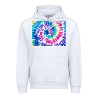 White tie dye background colourful leopard 2 3200x2400 Urban Hoodie - AdoDesignShop