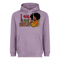Lavender i am black history Heavyweight Hoodie - Zillion Design Studio