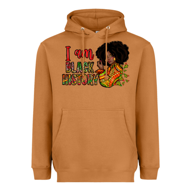 I Am Black History Heavyweight Hoodie by Zillion Design Studio | Teevron