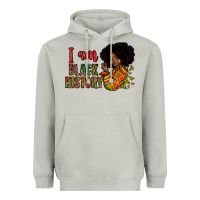 Moon Dust i am black history Heavyweight Hoodie - Zillion Design Studio