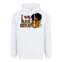 White i am black history Heavyweight Hoodie - Zillion Design Studio