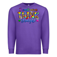 Purple i can't even think straight Premium Sweatshirt - Zillion Design Studio