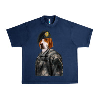 Navy Pet Portraits, Custom Pet Portraits, Renaissance Pet Portraits, Custom Urban Heavy Tee - RanaPortraitStore