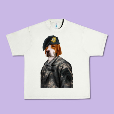 Pet Portraits, Custom Pet Portraits, Renaissance Pet Portraits, Custom Urban Heavy Tee Designed By Ranaportraitstore