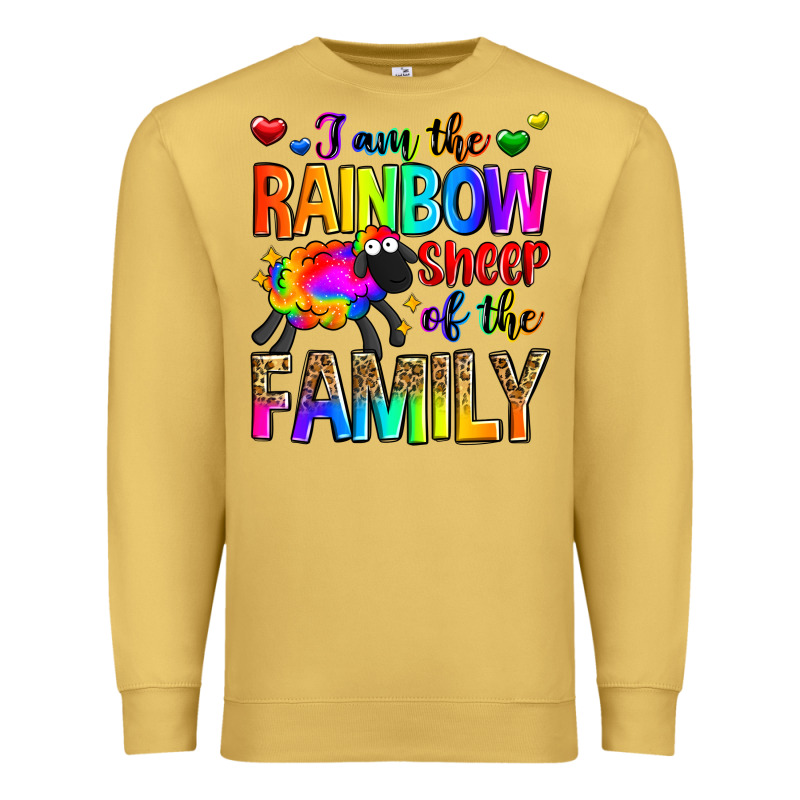 I Am The Rainbow Sheep Of The Family Premium Sweatshirt by Zillion Design Studio | Teevron