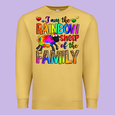 I Am The Rainbow Sheep Of The Family Premium Sweatshirt Designed By Zillion Design Studio