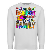 Dove Grey i am the rainbow sheep of the family Premium Sweatshirt - Zillion Design Studio