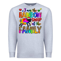 Heather Grey i am the rainbow sheep of the family Premium Sweatshirt - Zillion Design Studio