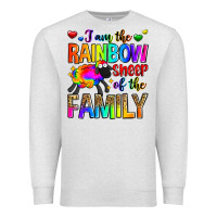 Oatmeal Heather i am the rainbow sheep of the family Premium Sweatshirt - Zillion Design Studio