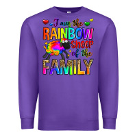 Purple i am the rainbow sheep of the family Premium Sweatshirt - Zillion Design Studio