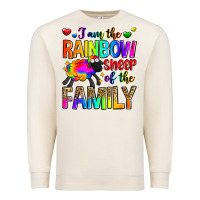 Sandshell i am the rainbow sheep of the family Premium Sweatshirt - Zillion Design Studio