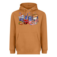 Meerkat 4th of july coffee cups Heavyweight Hoodie - texasbilliewilder