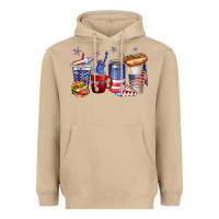Mushroom 4th of july coffee cups Heavyweight Hoodie - texasbilliewilder