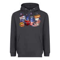 Smoke 4th of july coffee cups Heavyweight Hoodie - texasbilliewilder