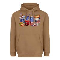 Toasted Coconut 4th of july coffee cups Heavyweight Hoodie - texasbilliewilder